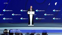 Putin dice que el dominio de Occidente “está llegando a su fin”