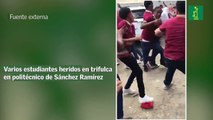 Varios estudiantes heridos en trifulca en politécnico de Sánchez Ramírez