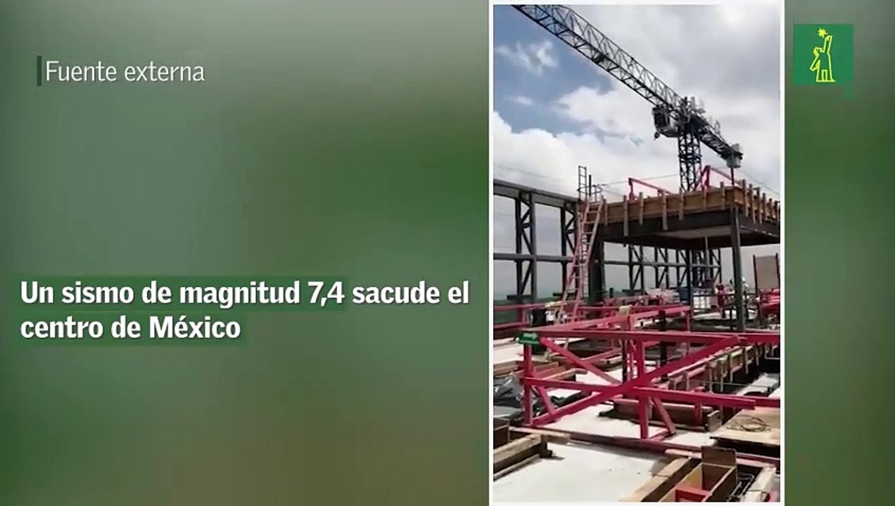 Un sismo de magnitud 7,4 sacude el centro de México