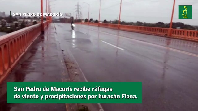 Huracán Fiona golpea San Pedro de Macorís con fuertes vientos y lluvia