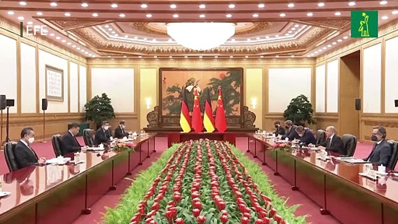 Xi pide a Scholz trabajar juntos en estos tiempos turbulentos