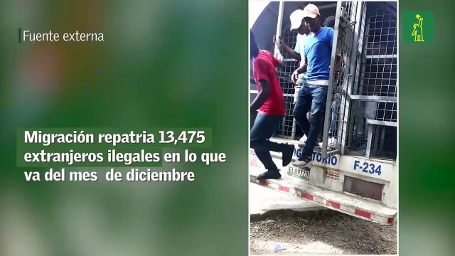 Migración repatria 13,475 extranjeros ilegales en lo que va del mes de diciembre
