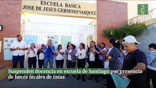 Suspenden docencia en escuela de Santiago por presencia de heces fecales de ratas