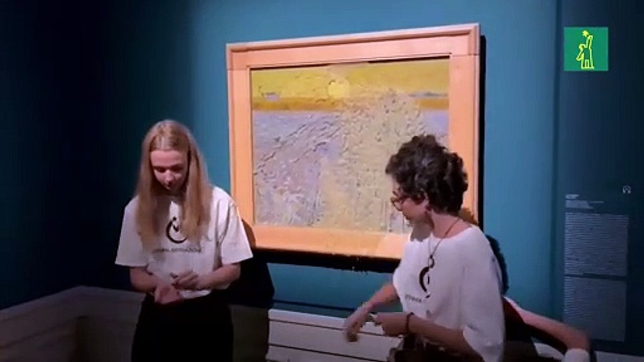 Vierten puré de verduras en "El sembrador" de Van Gogh en Roma