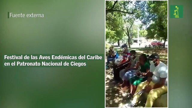 Festival de las Aves Endémicas del Caribe en el Patronato Nacional de Ciegos