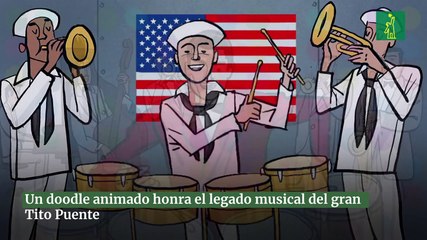 Un doodle animado honra el legado musical del gran Tito Puente