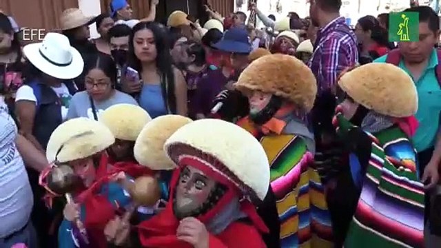 Indígenas y sus niños danzantes reactivan la celebración del Niño de Atocha en el sur de México