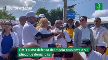 CMD suma defensa del medio ambiente a su pliego de demandas
