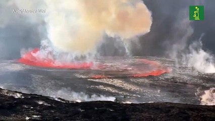 Volcán en Hawái entra en erupción luego de un mes de calma
