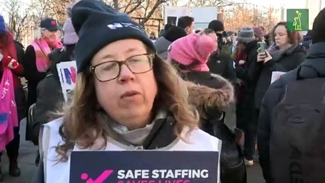 Enfermeras británicas inician una huelga sin precedentes por mejoras salariales