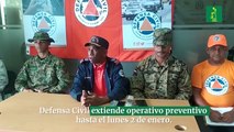 Defensa Civil extiende operativo preventivo hasta el lunes 2 de enero.