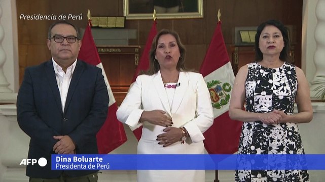 Presidenta de Perú anuncia retiro definitivo de embajador en México