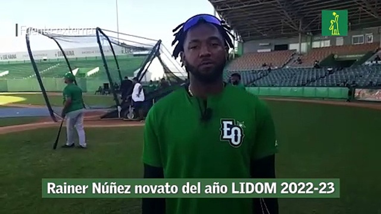 Rainer Núñez novato del año LIDOM 2022-23