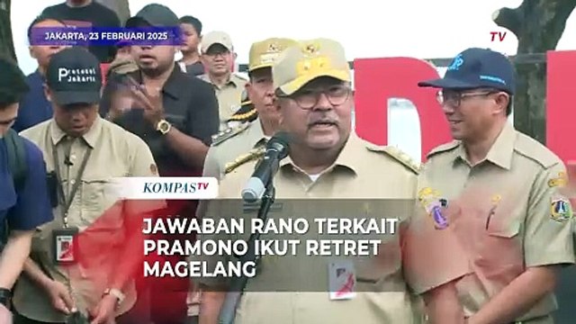 Jawaban Wakil Gubernur Jakarta Rano Terkait Pramono di Retret Magelang