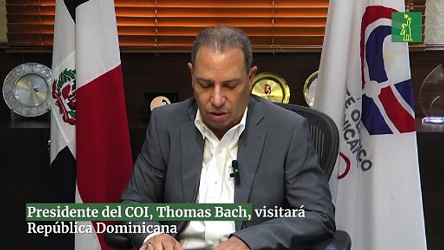 Presidente del COI, Thomas Bach, visitará República Dominicana