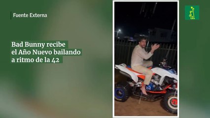 Bad Bunny recibe el Año Nuevo bailando a ritmo de la 42