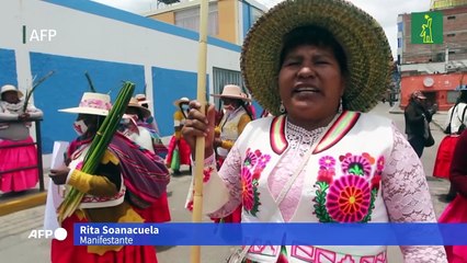 Protestas contra el gobierno de Perú se reinician con bloqueo de vías