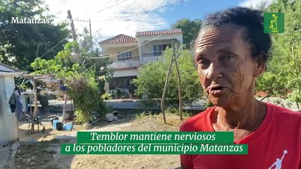 Temblor mantiene nerviosos  a los pobladores del municipio Matanzas