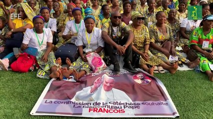 El papa pide a los jóvenes de RD. Congo a oponerse a la corrupción