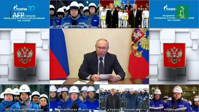 Putin acusa a Occidente de obstaculizar el desarrollo de Gazprom