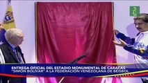 Maduro entrega nuevo estadio en Caracas para celebrar la Serie del Caribe