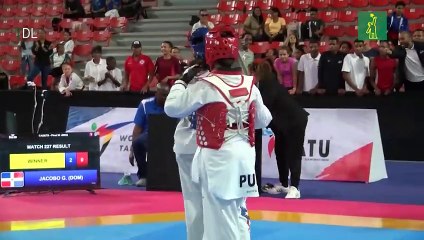 Génesis Jacobo Furcal hija de dos grandes deportistas, gana oro en taekwondo