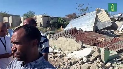 Desalojados de la Avenida Ecológica piden que les den la cara