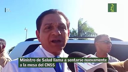 Ministro de Salud llama a sentarse nuevamente a la mesa del CNSS