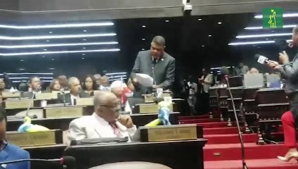 Diputados del PLD se retiran del hemiciclo