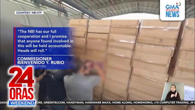 Hepe ng Customs - Masisibak ang tauhan nilang mabibistong sangkot sa tangkang pagbenta ng pinasisira nang P270-M smuggled cigarettes | 24 Oras Weekend