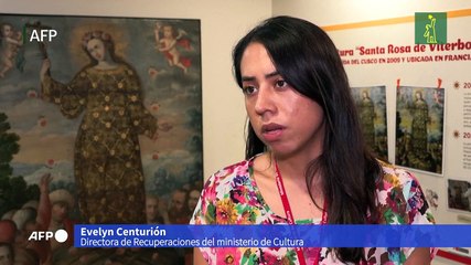 Perú exhibe bienes culturales repatriados