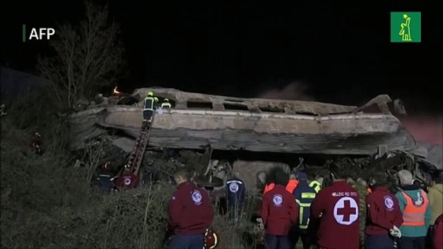 Decenas de muertos y heridos en accidente de tren en Grecia