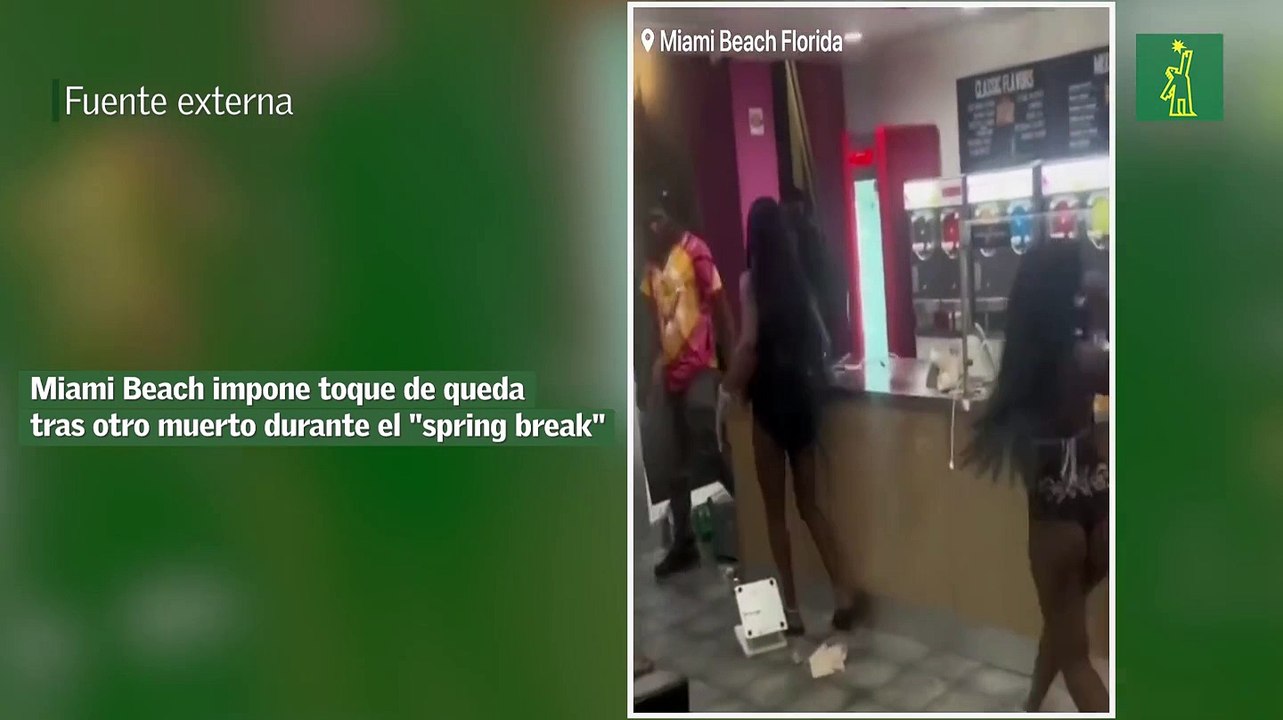 Miami Beach impone toque de queda tras otro muerto durante el "spring break"