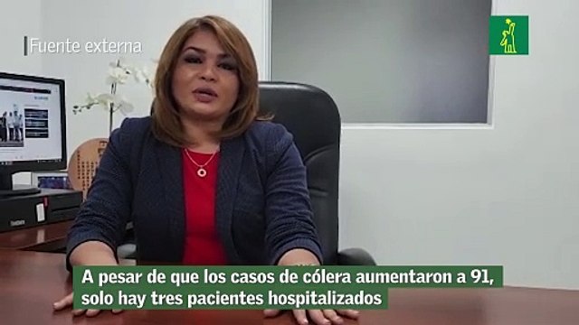A pesar de que los casos de cólera aumentaron a 91, solo hay tres pacientes hospitalizados