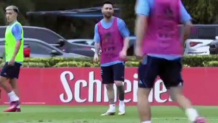 Celebración Monumental de la Argentina de Messi en amistoso con Panamá