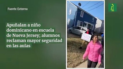 Apuñalan a niño dominicano en escuela de Nueva Jersey; alumnos reclaman mayor seguridad en las aulas