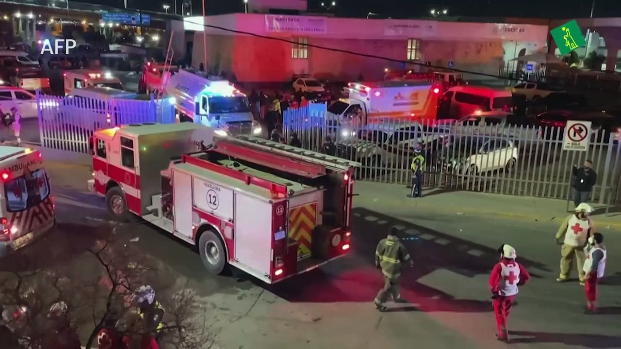Decenas de migrantes muertos en el incendio de un centro de detención en el norte de México