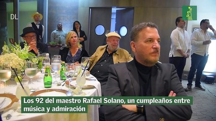 Los 92 del maestro Rafael Solano, un cumpleaños entre música y admiración