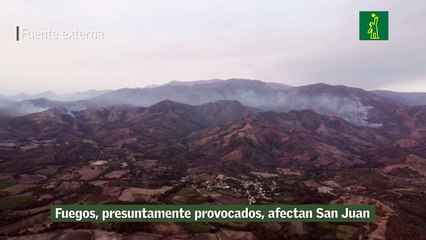 Fuegos, presuntamente provocados, afectan San Juan