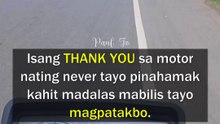 Isang THANK YOU sa motor nating never tayo pinahamak kahit madalas mabilis tayo magpatakbo.💖🏍