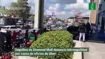 Inquilino de Diamond Mall denuncia intranquilidad por causa de oficina de Uber