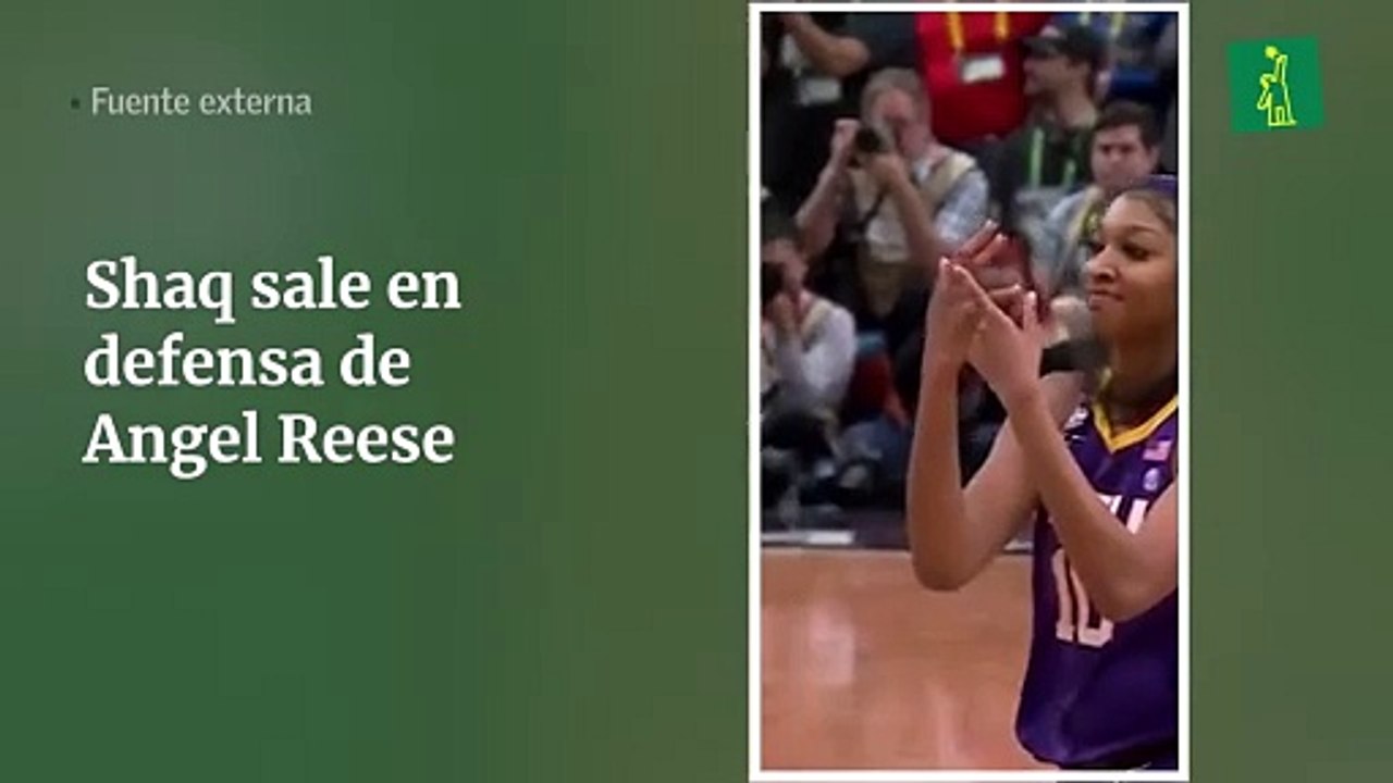 Shaq sale en defensa de Angel Reese