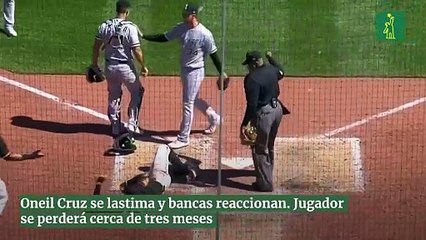 Oneil Cruz se lastima y bancas reaccionan. Jugador se perderá cerca de tres meses