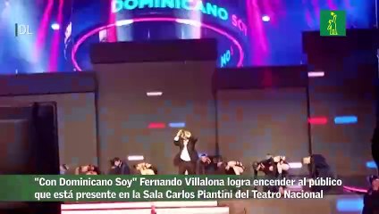 Con Dominicano Soy Fernando Villalona logra encender al público que está presente en la Sala Carlos Piantini del Teatro Nacional