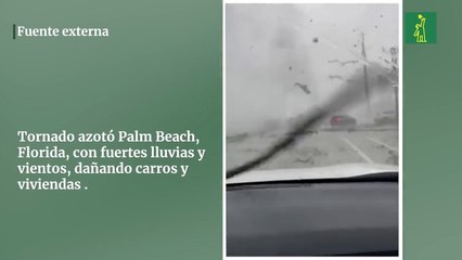 Un tornado causa daños en Florida