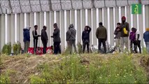 Campamento migrante entre muros de EE.UU. y México refleja crisis
