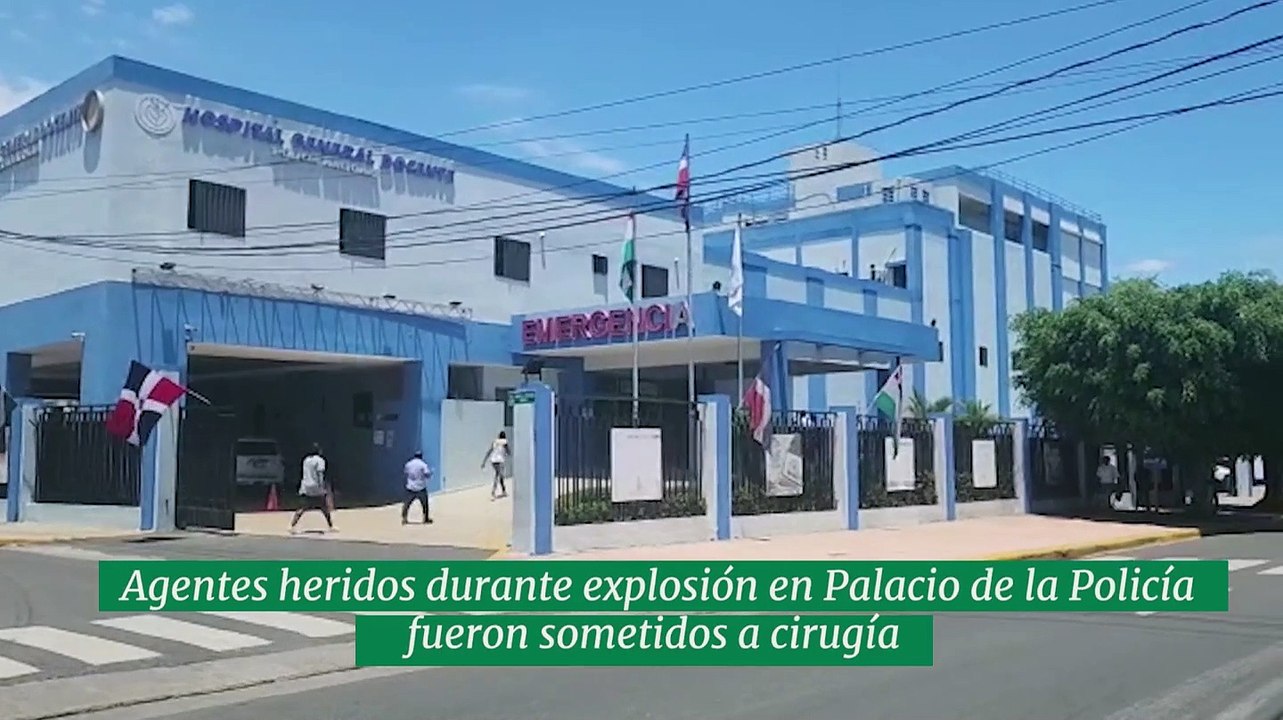 Agentes heridos durante explosión en Palacio de la Policía fueron sometidos a cirugía