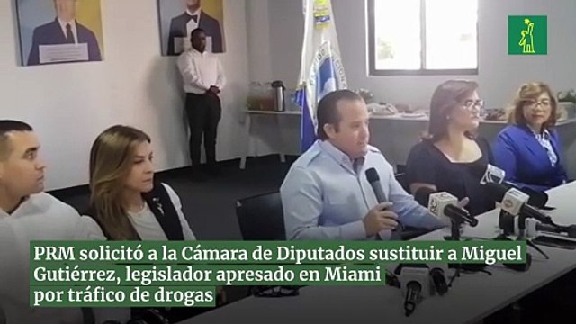 PRM solicitó a la Cámara de Diputados sustituir a Miguel Gutiérrez, legislador apresado en Miami por tráfico de drogas