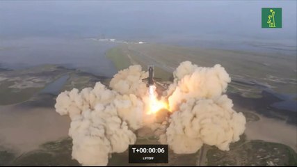Estalla el supercohete Starship a los 4 minutos del despegue