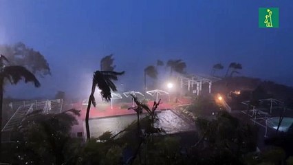 El tifón Mawar pasa cerca de la isla estadounidense de Guam